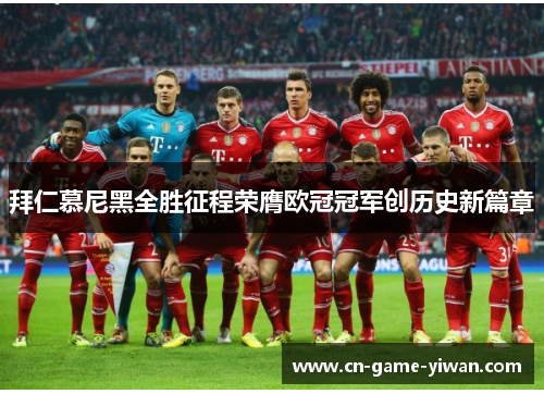 拜仁慕尼黑全胜征程荣膺欧冠冠军创历史新篇章